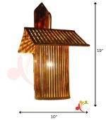 বাঁশুরি - হোম মেড ব্যাম্বো ওয়াল লাইট - Image 4