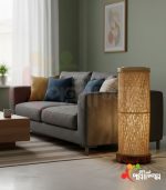 সিলিন্ডার ফ্লোর ল্যাম্প - ব্যাম্বো মেড - Image 2